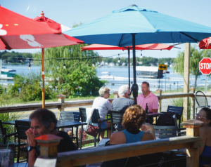 Driftwood Novi outdoor deck dining